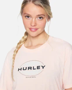 Limited Washed Oversized Boyfriend Crew Tee 10 Limited Washed Oversized Boyfriend Crew Tee -HURLEY Shop 3hcz8820 washed coral 5 scaled