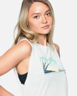 Escondido Washed Biker Tank -HURLEY Shop 3hda2539 sail 5 scaled