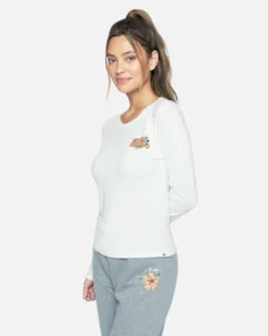 VIOLET PERFECT CREW LONG SLEEVE TEE 7 VIOLET PERFECT CREW LONG SLEEVE TEE -HURLEY Shop 3hl6720726 marshmallow 3 scaled