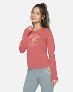 COUNTRY PERFECT CREW LONG SLEEVE TEE 7 COUNTRY PERFECT CREW LONG SLEEVE TEE -HURLEY Shop 3hl6720757 mineral red 3 scaled