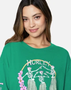 Hulaskel Oversized Long Sleeve Tee 8 Hulaskel Oversized Long Sleeve Tee -HURLEY Shop 3hl6730761 atgre 4 scaled