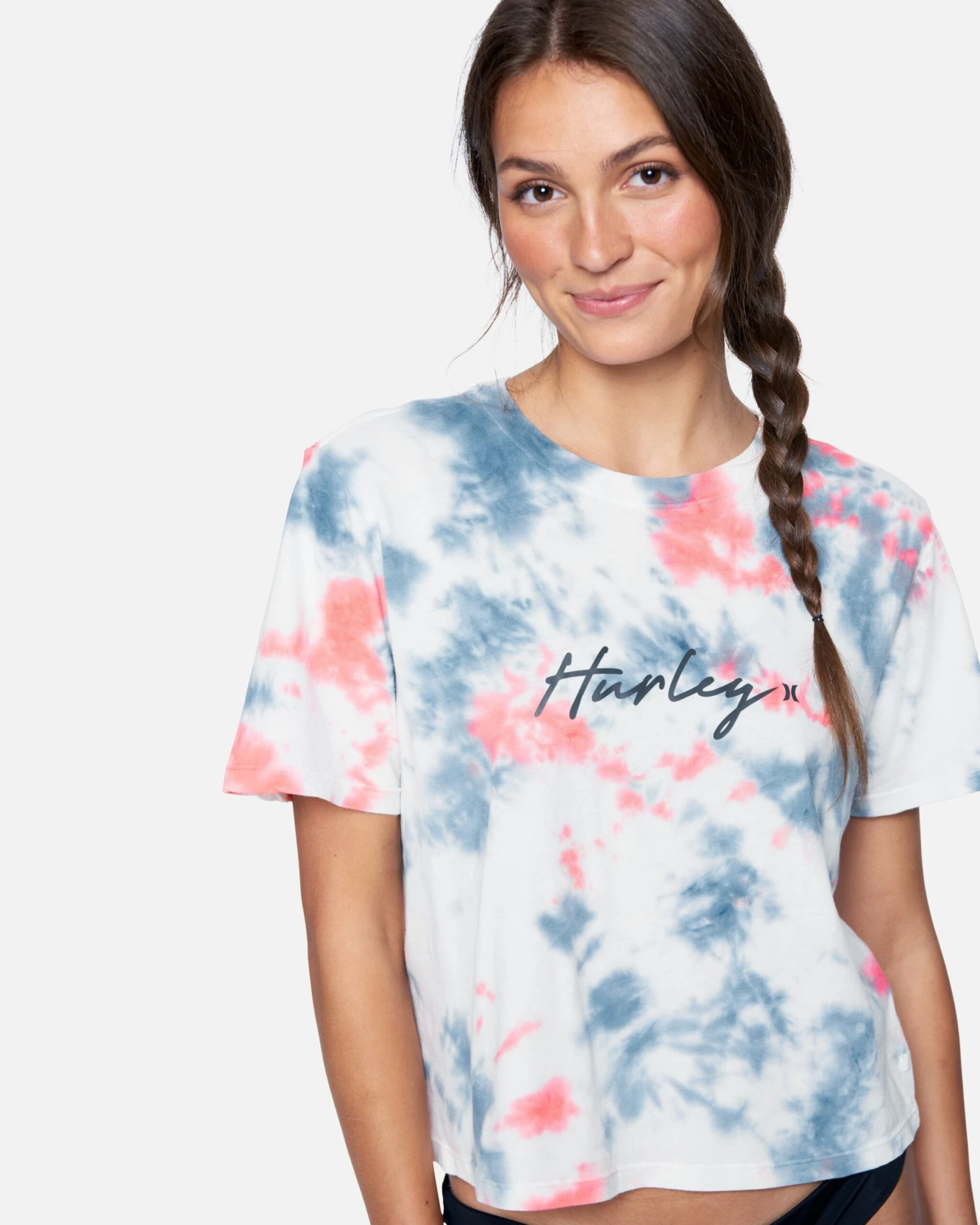 Scripty Tie Dye Cropped Tee 1 Scripty Tie Dye Cropped Tee