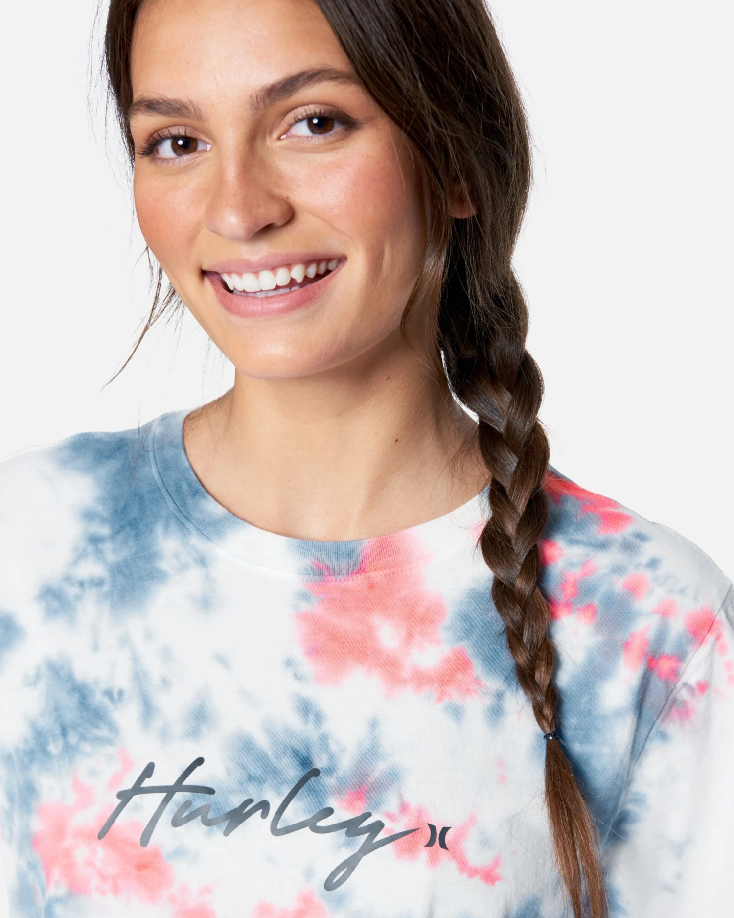 Scripty Tie Dye Cropped Tee 5 Scripty Tie Dye Cropped Tee - Image 5