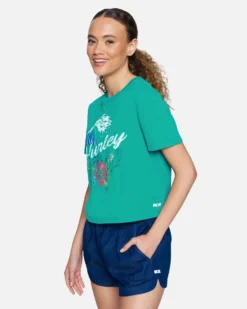 Tubed Cropped Crew Short Sleeve T-Shirt 7 Tubed Cropped Crew Short Sleeve T-Shirt -HURLEY Shop 3hs1570375 columbia 3 scaled