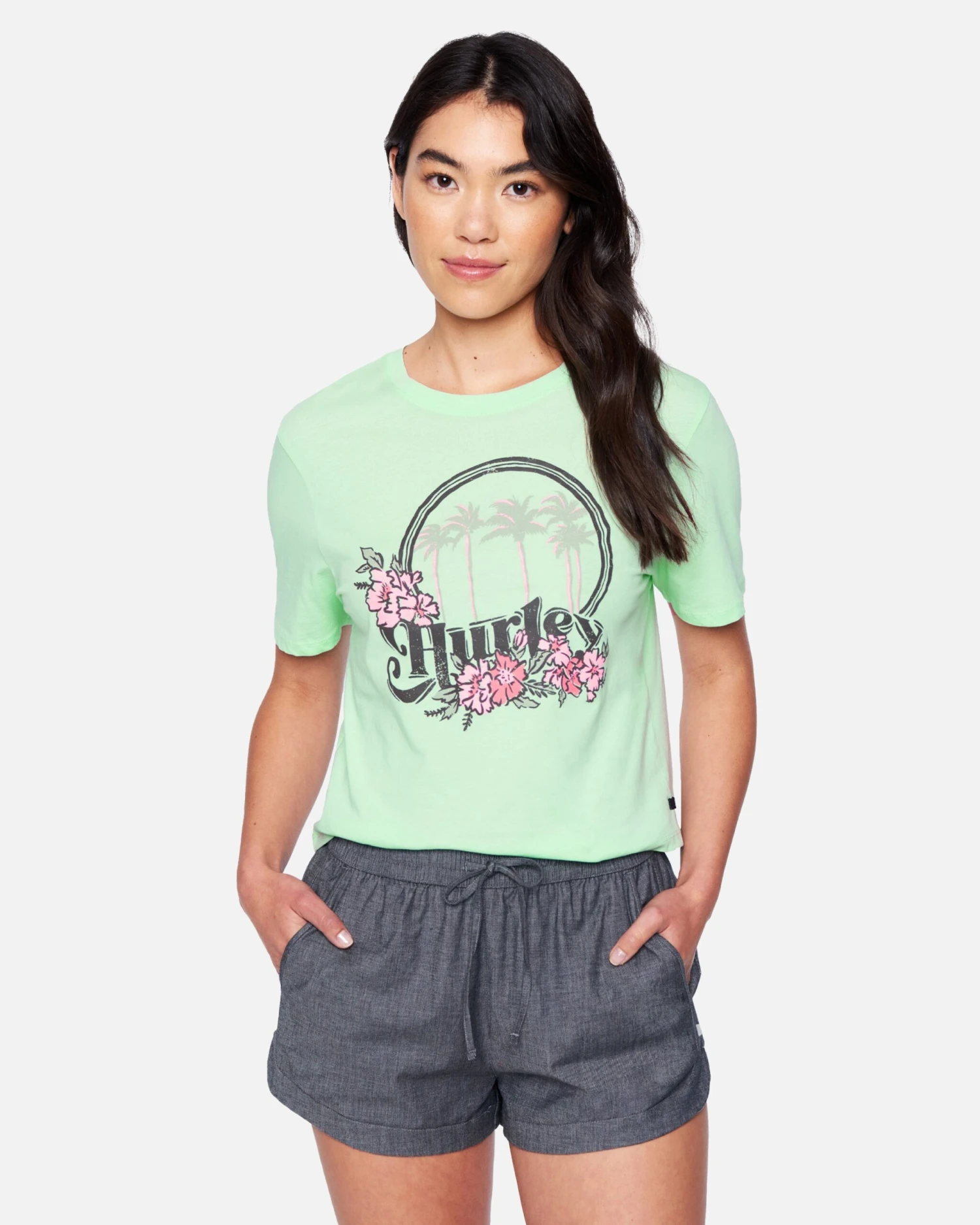 Nicks Cropped Crew Short Sleeve T-Shirt 1 Nicks Cropped Crew Short Sleeve T-Shirt