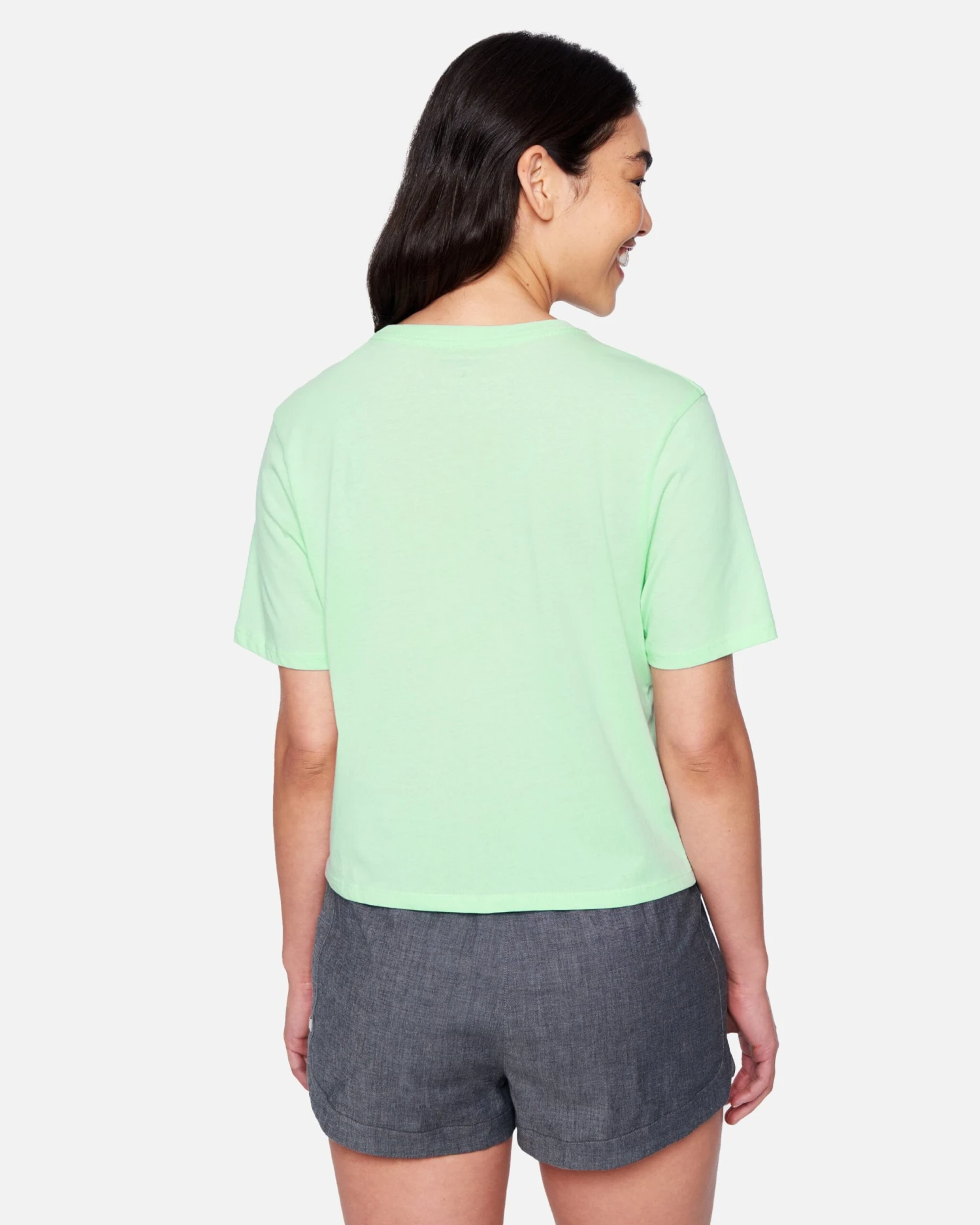 Nicks Cropped Crew Short Sleeve T-Shirt 2 Nicks Cropped Crew Short Sleeve T-Shirt - Image 2