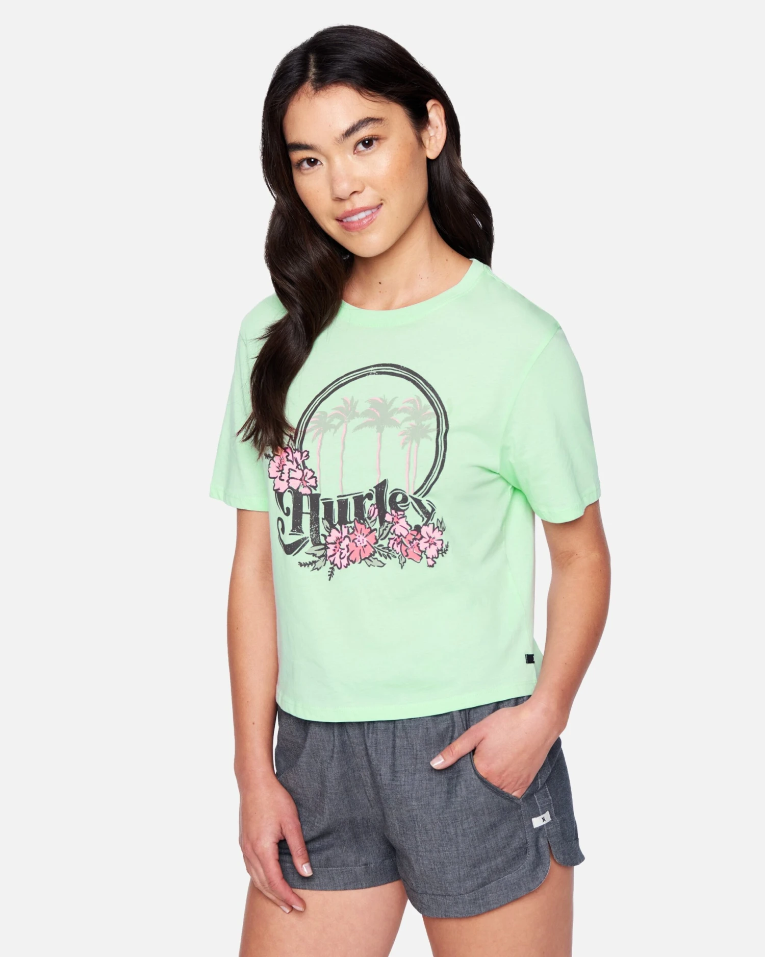 Nicks Cropped Crew Short Sleeve T-Shirt 3 Nicks Cropped Crew Short Sleeve T-Shirt - Image 3