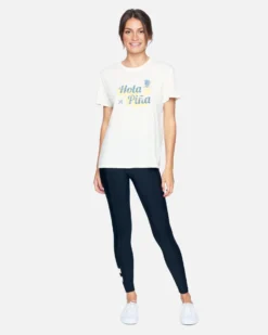Hola Pina Washed Relaxed Girlfriend Tee -HURLEY Shop 3hs15901200 tofu 4 scaled