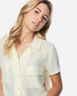 Flap Pocket Button Down 10 Flap Pocket Button Down -HURLEY Shop 3hws0237 seedpearl 5 v2 scaled