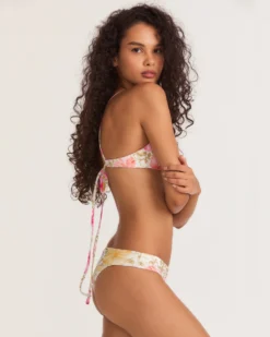 LoveShackFancy X Hurley - Hibiscus Cheeky Reversible Hipster Bikini Bottom -HURLEY Shop HLSFB100 HIBISCUS 6