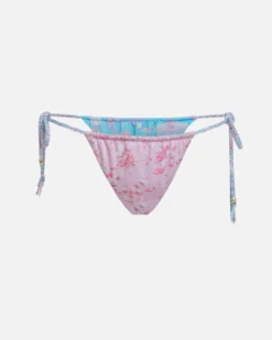 LoveShackFancy X Hurley - Under The Sea Reversible Braided Cheeky Tie Side Bikini Bottom -HURLEY Shop HLSFB103 UNDER THE SEA 2