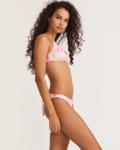 LoveShackFancy X Hurley - Hibiscus Reversible Moderate Bikini Bottom -HURLEY Shop HLSFB106 HIBISCUS 5