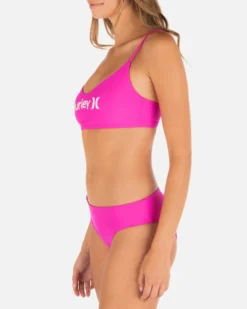 One And Only Solid Bralette 8 One And Only Solid Bralette -HURLEY Shop HT1238 DRAGONFRUIT 4 scaled
