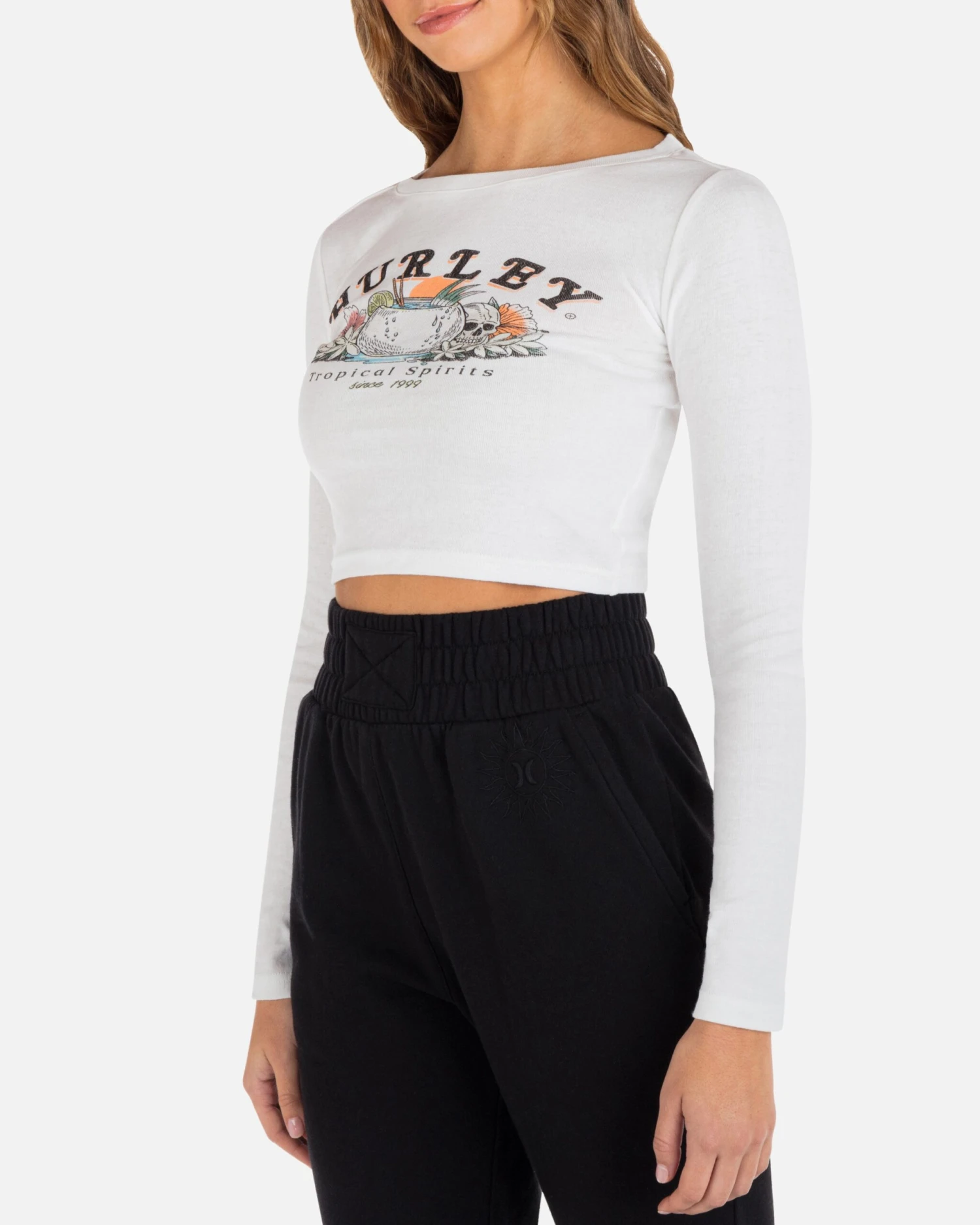 Tropical Spirits Long Sleeve Baby Tee 3 Tropical Spirits Long Sleeve Baby Tee - Image 3