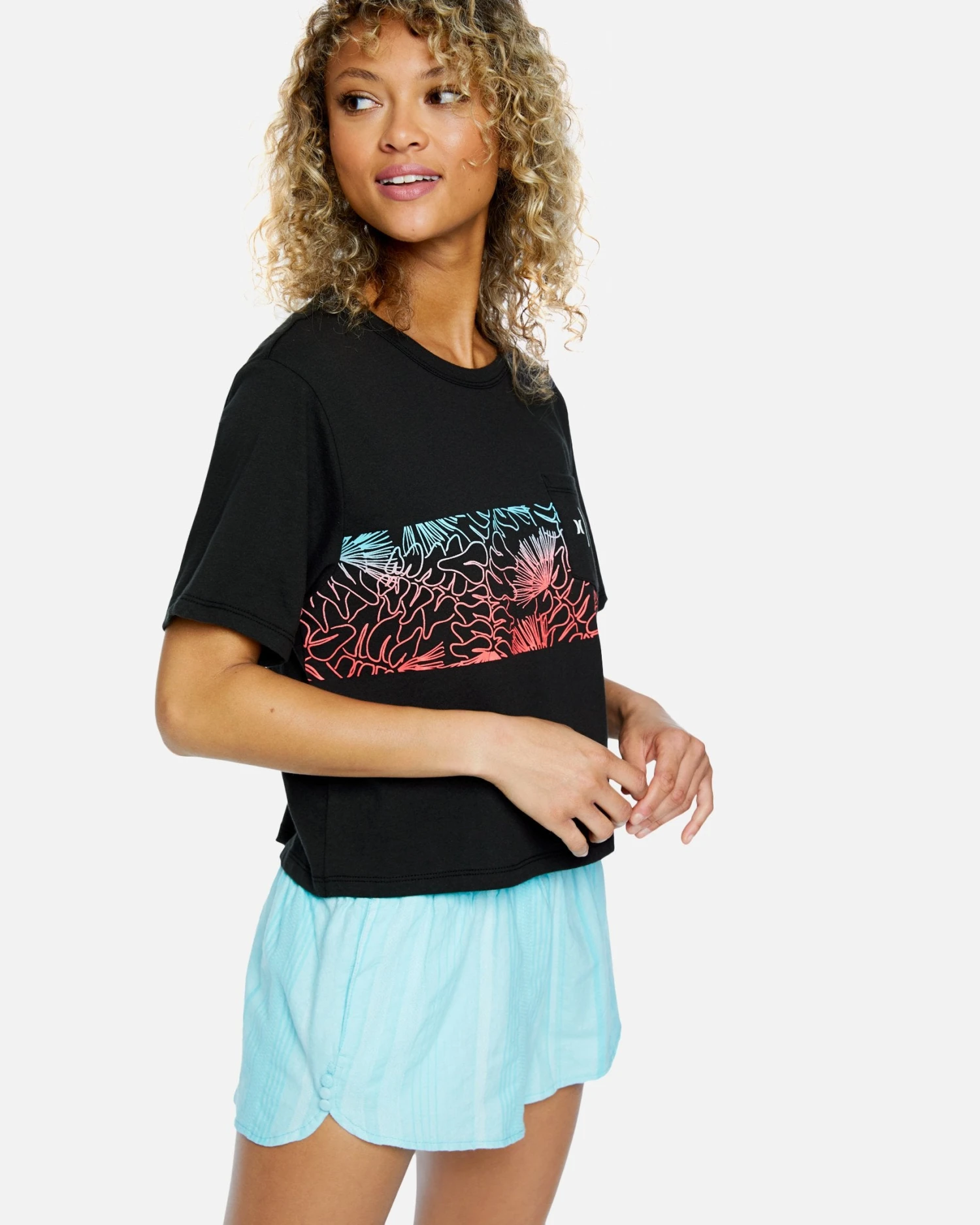 Sig Zane Crop Pocket Short Sleeve Crew 2 Sig Zane Crop Pocket Short Sleeve Crew - Image 2