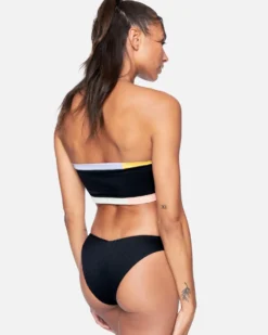 Colorblock V Front Cheeky Bikini Bottom