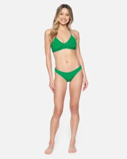 Solid Reversible Moderate Bikini Bottom -HURLEY Shop hb1196 ocean marine teal 4 scaled