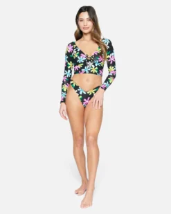 Daisy Pop V Front Skimpy Bottom -HURLEY Shop hb1238 pink punch 4 scaled