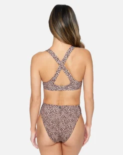 Max Leopard Moderate Tab Side High Waist -HURLEY Shop hb1249 brown sugar 3 scaled