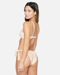 Beach Bloom Reversible Cheeky Soft Tie Bottom