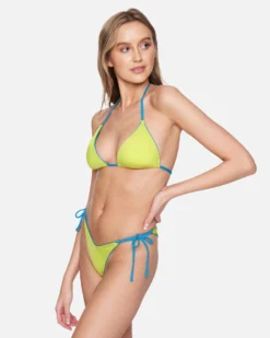 Solid Cheeky Reversible Side Tie 9 Solid Cheeky Reversible Side Tie -HURLEY Shop hb1277 blue beat neon lime 4 scaled