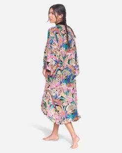 Palm Paradise Kimono -HURLEY Shop hc0002 black multi 3 scaled