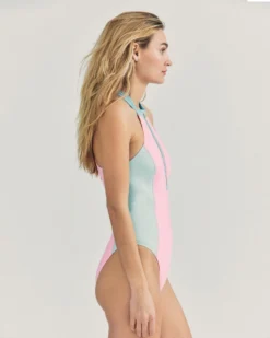 LSF X Hurley - Max Colorblock Mock Neck Moderate One Piece 12 LSF X Hurley - Max Colorblock Mock Neck Moderate One Piece -HURLEY Shop hlsfo006 colorblock 4