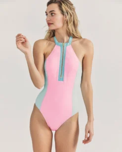 LSF X Hurley - Max Colorblock Mock Neck Moderate One Piece 13 LSF X Hurley - Max Colorblock Mock Neck Moderate One Piece -HURLEY Shop hlsfo006 colorblock 5