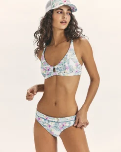 LSF X Hurley - Max Hawaiian Hibiscus Tall Triangle Top