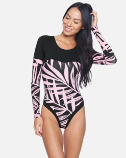 Max Mystic Leaves Long Sleeve Bodysuit