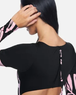 Max Mystic Leaves Long Sleeve Bodysuit -HURLEY Shop ho1046 wisteria leaves 7 scaled