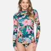 Floral Pop Retro Surf Suit