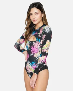 Hana Cross Yoke Surfsuit -HURLEY Shop ho1100 black 3 scaled