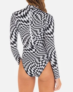 NASCAR MODERATE SURFSUIT -HURLEY Shop ho1114 bkwht 4