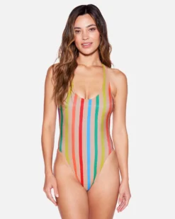 Sun And Sand Moderate Racerback One Piece