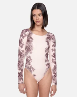 Max Hawaiian Lei Tie Back Surf Suit -HURLEY Shop ho1128 seashell 1 scaled