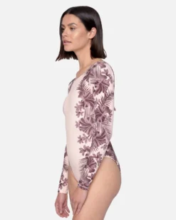 Max Hawaiian Lei Tie Back Surf Suit -HURLEY Shop ho1128 seashell 4 scaled