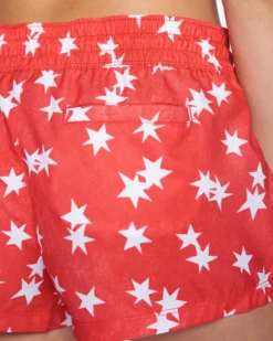 Star Spangled Supersuede Volley Boardshorts 2.5" -HURLEY Shop hs1052 red pepper multi 5 scaled