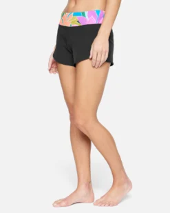 Isla 2.5" Soft Waist Boardshort -HURLEY Shop hs1079 black multi 3 scaled