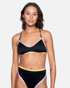 Colorblock Cross Back