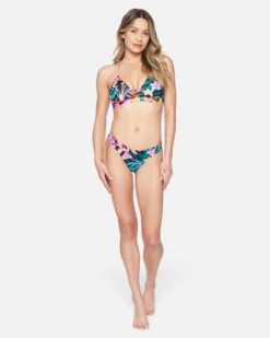 Floral Pop Adjustable Bikini Top -HURLEY Shop ht1160 floral pop black multi 4 scaled