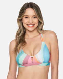 Hurley X Moore Aloha Max Retro Wave Scoop Bikini Top