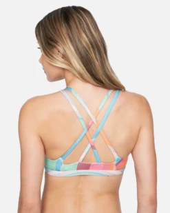 Hurley X Moore Aloha Max Retro Wave Scoop Bikini Top -HURLEY Shop ht1171 retro wave multi 3 scaled