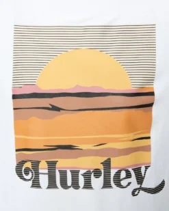 SUNRISE GIRLFRIEND TEE -HURLEY Shop hu020k3 white 4 scaled