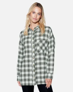 Odessa Plaid Boyfriend Shirt
