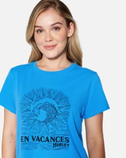 BIARRITZ CLASSIC TEE -HURLEY Shop hu091k3 blue 4 scaled