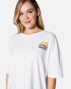 DESERT POINT BOYFRIEND TEE -HURLEY Shop hu104k3 white 4 scaled