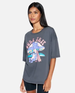 Surf Trip Boyfriend Tee -HURLEY Shop hu119k3 black 3 scaled