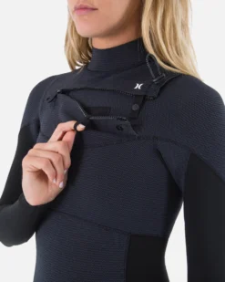 WOMENS ADVANTAGE PLUS 3/2MM FULLSUIT 16 WOMENS ADVANTAGE PLUS 3/2MM FULLSUIT -HURLEY Shop wfs0012302 black graphite 06 scaled